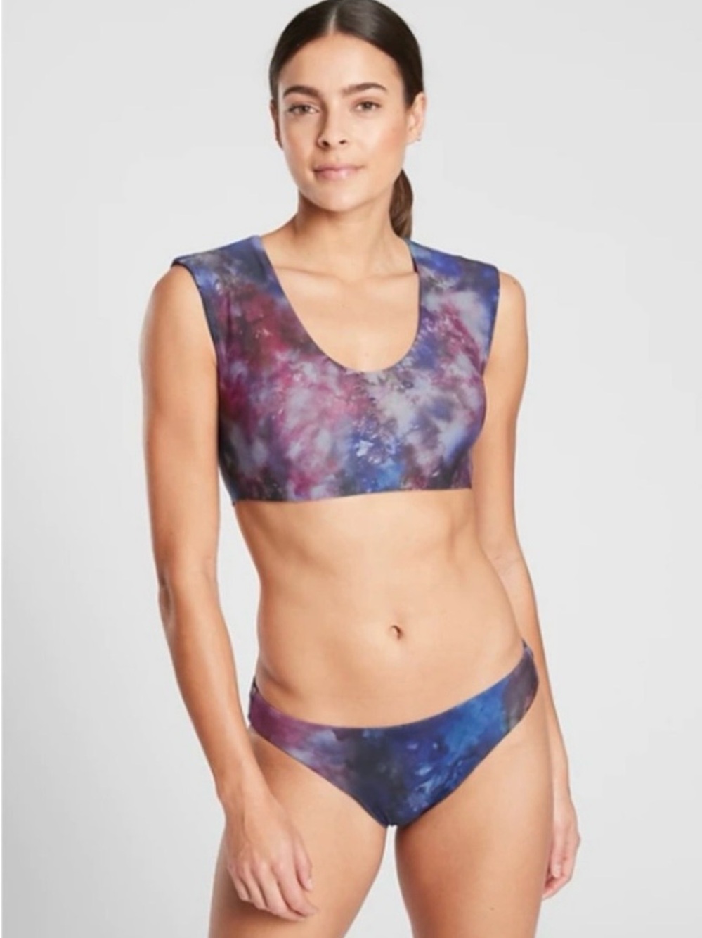 Athleta ABC Supernova Bikini Bottom medium swimsuit cosmic